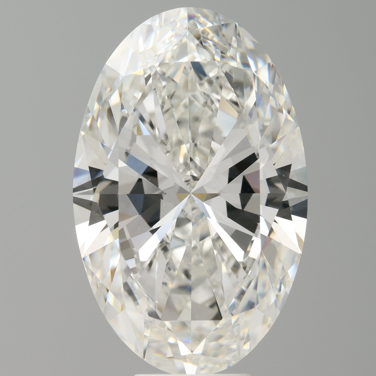 10.00 Carat Oval Shaped, Ideal Cut, F Color, VVS2 Clarity, IGI Certified Lab Grown Diamond