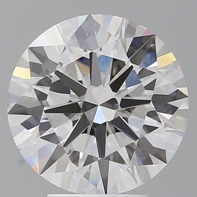 4.53 Carat Round Shaped, Ideal Cut, E Color, VVS2 Clarity, IGI Certified Lab Grown Diamond