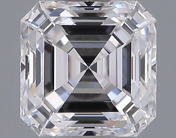1.03 Carat Asscher Shaped, Ideal Cut, D Color, VVS1 Clarity, IGI Certified Lab Grown Diamond
