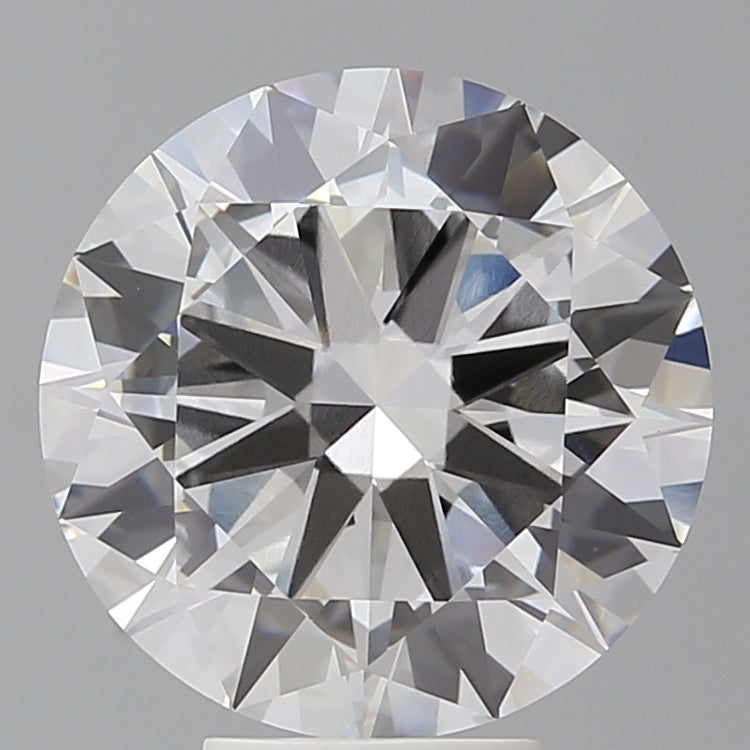5.93 Carat Round Shaped, Excellent Cut, F Color, VVS2 Clarity, IGI Certified Lab Grown Diamond
