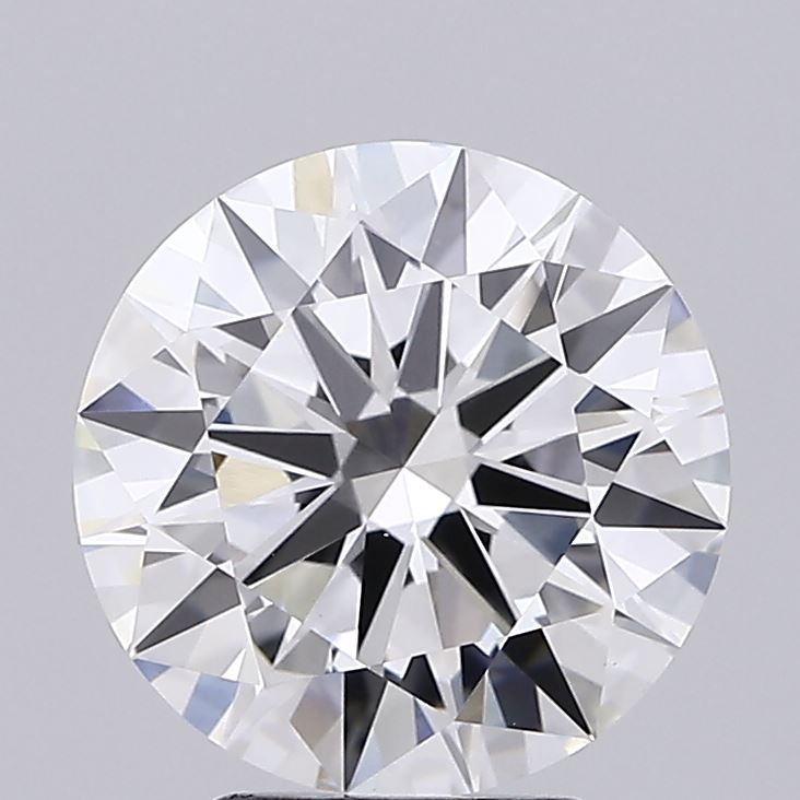 4.02 Carat Round Shaped, Ideal Cut, E Color, VVS2 Clarity, IGI Certified Lab Grown Diamond