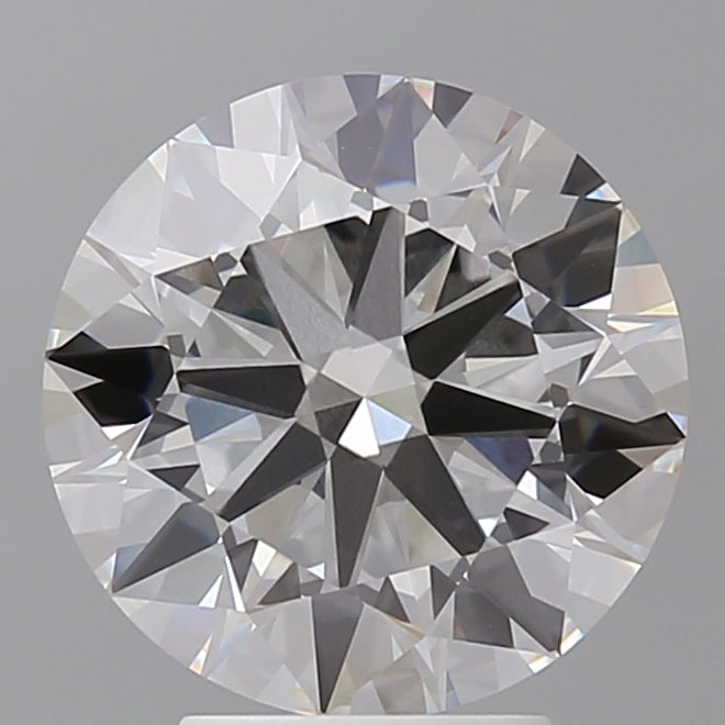 4.06 Carat Round Shaped, Ideal Cut, E Color, VVS2 Clarity, IGI Certified Lab Grown Diamond