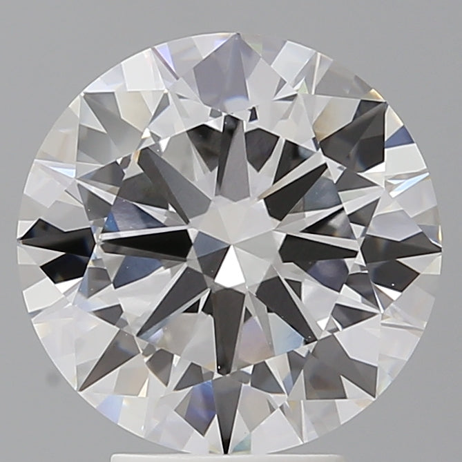 4.60 Carat Round Shaped, Excellent Cut, F Color, VVS2 Clarity, IGI Certified Lab Grown Diamond