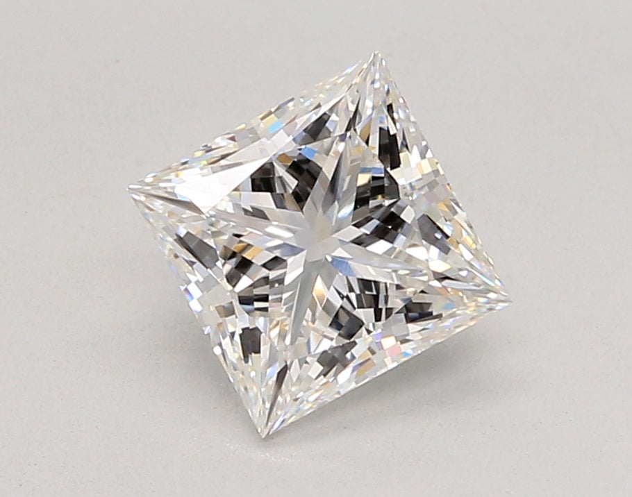 2.04 Carat Princess Shaped, Ideal Cut, E Color, VVS2 Clarity, IGI Certified Lab Grown Diamond