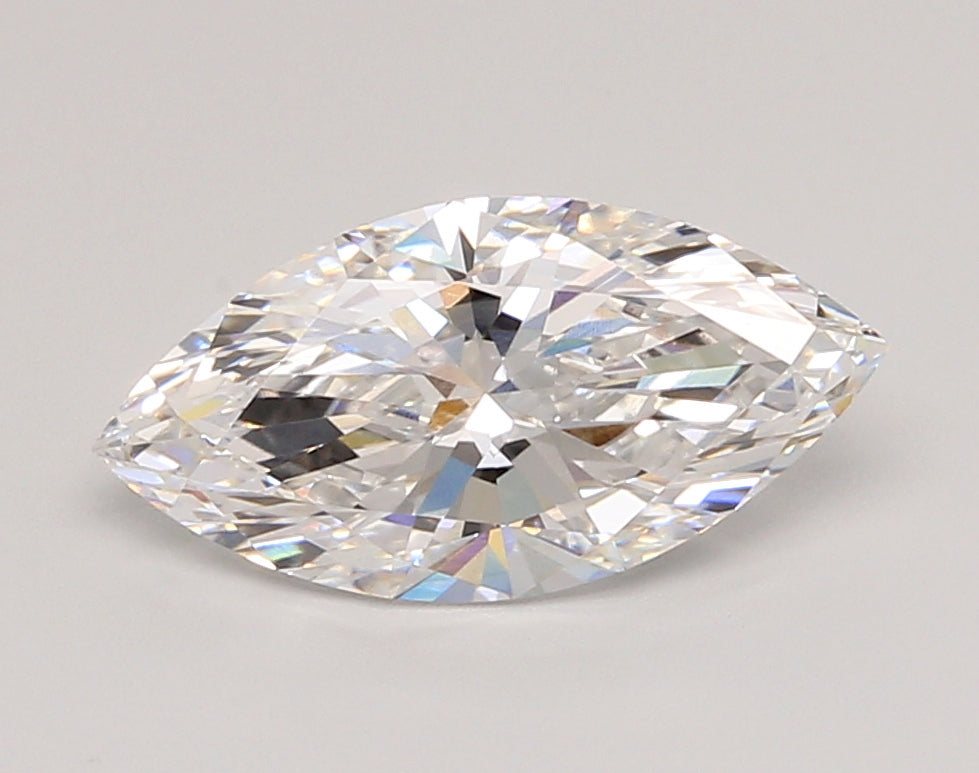 2.07 Carat Marquise Shaped, Ideal Cut, E Color, VVS1 Clarity, IGI Certified Lab Grown Diamond