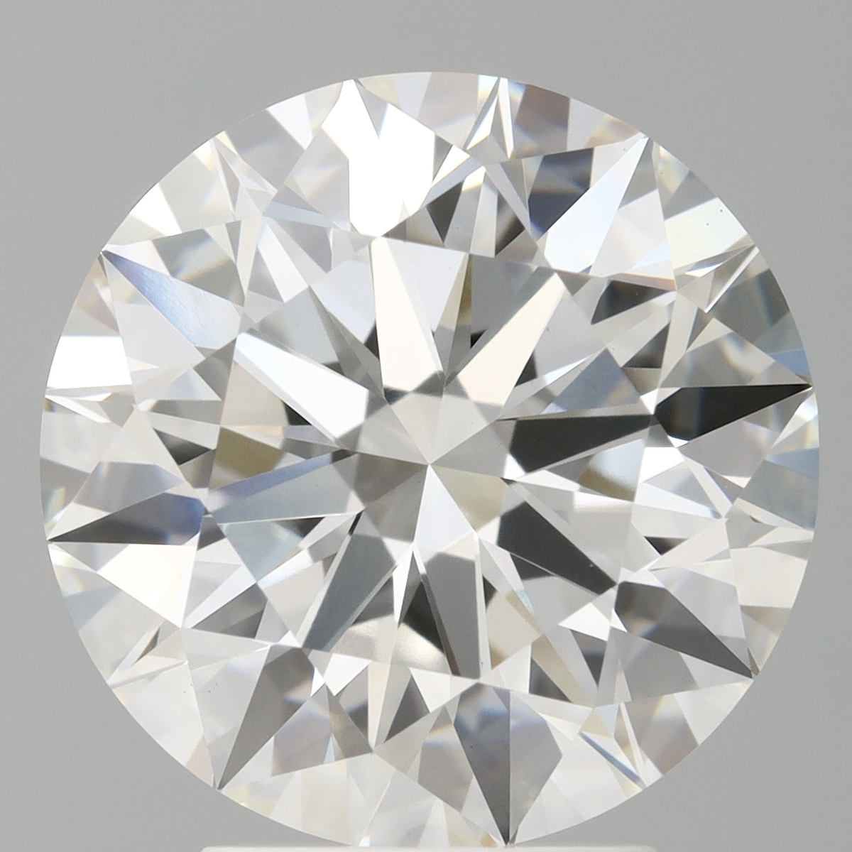 4.05 Carat Round Shaped, Ideal Cut, E Color, VVS2 Clarity, IGI Certified Lab Grown Diamond