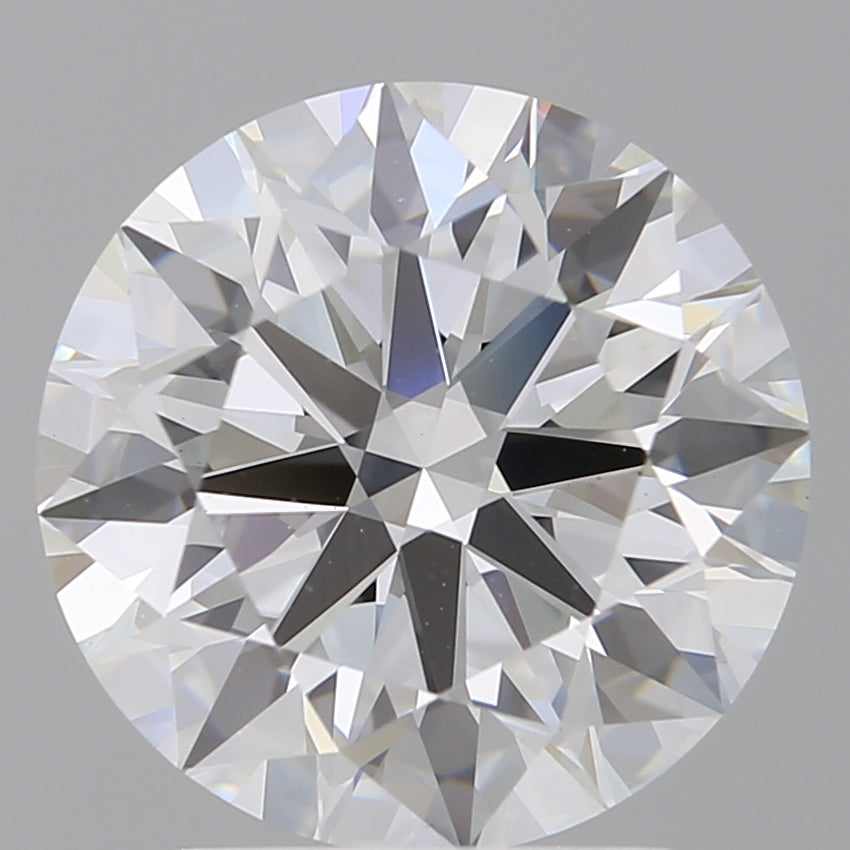 3.09 Carat Round Shaped, Ideal Cut, E Color, VS1 Clarity, IGI Certified Lab Grown Diamond