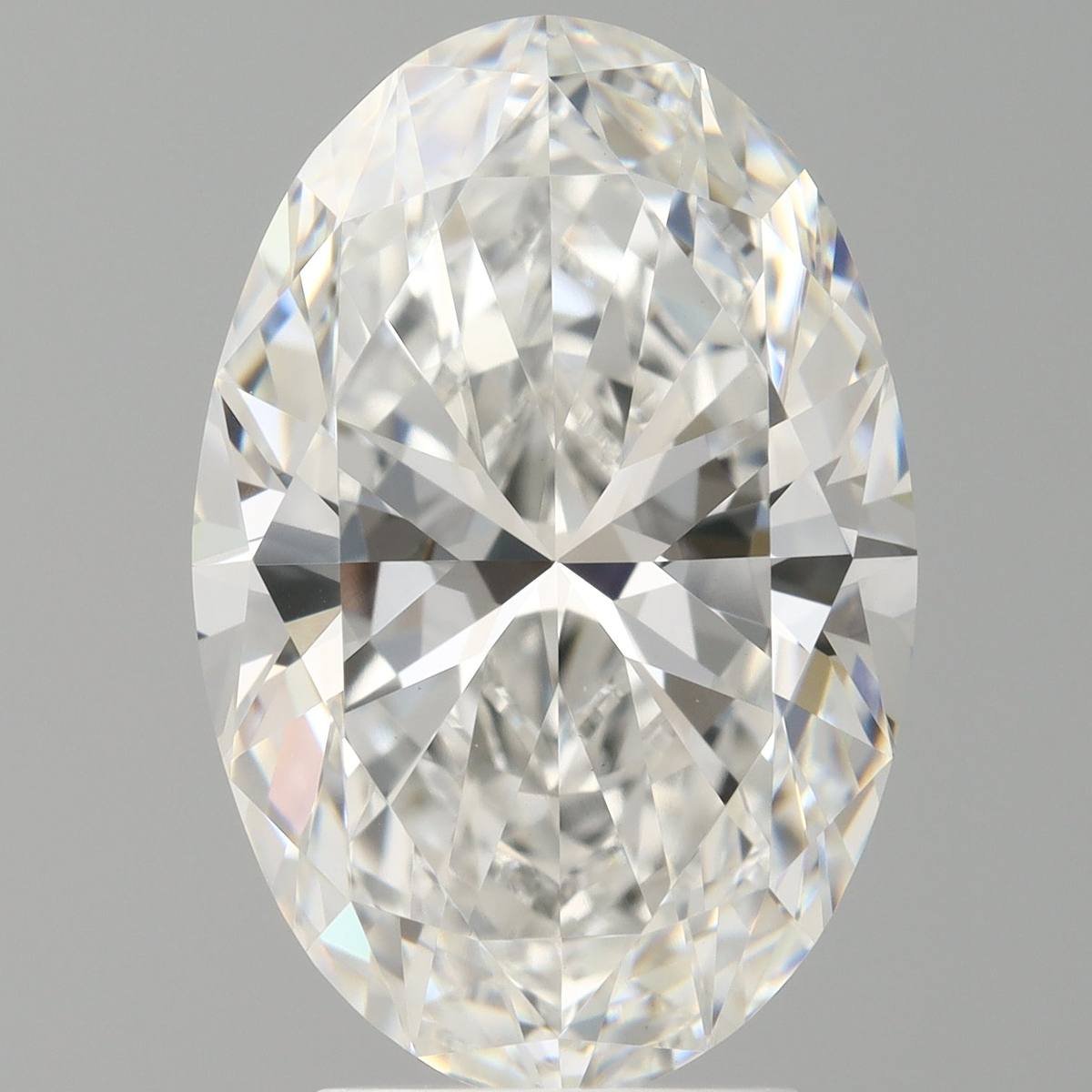 4.08 Carat Oval Shaped, Ideal Cut, E Color, VVS2 Clarity, IGI Certified Lab Grown Diamond