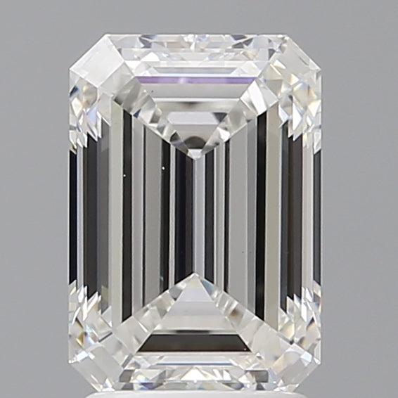 2.46 Carat Emerald Shaped, Ideal Cut, E Color, VS1 Clarity, IGI Certified Lab Grown Diamond