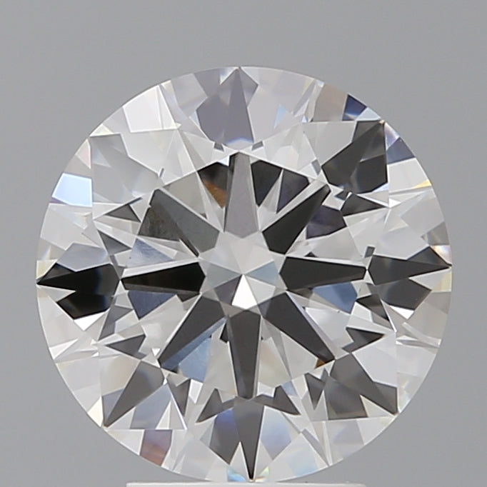 4.07 Carat Round Shaped, Ideal Cut, F Color, VVS2 Clarity, IGI Certified Lab Grown Diamond
