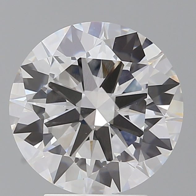 3.52 Carat Round Shaped, Excellent Cut, F Color, VVS2 Clarity, IGI Certified Lab Grown Diamond