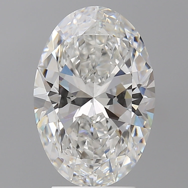 3.57 Carat Oval Shaped, Ideal Cut, E Color, VVS2 Clarity, IGI Certified Lab Grown Diamond