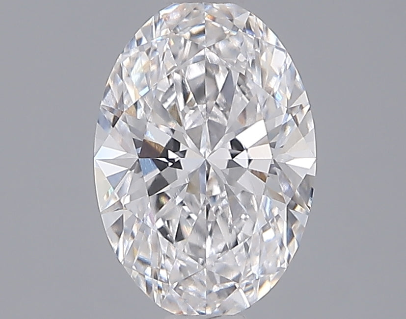 1.57 Carat Oval Shaped, Ideal Cut, D Color, VVS2 Clarity, IGI Certified Lab Grown Diamond