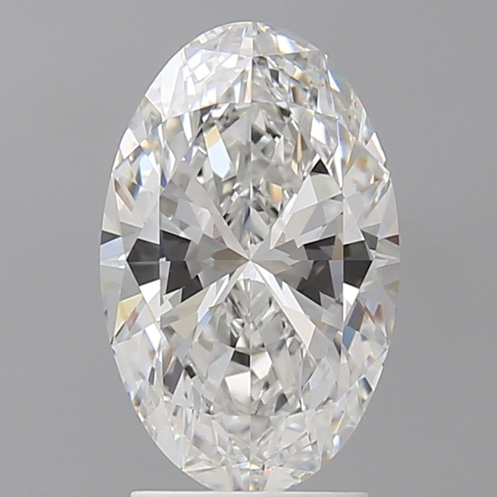 2.58 Carat Oval Shaped, Ideal Cut, E Color, VVS2 Clarity, IGI Certified Lab Grown Diamond
