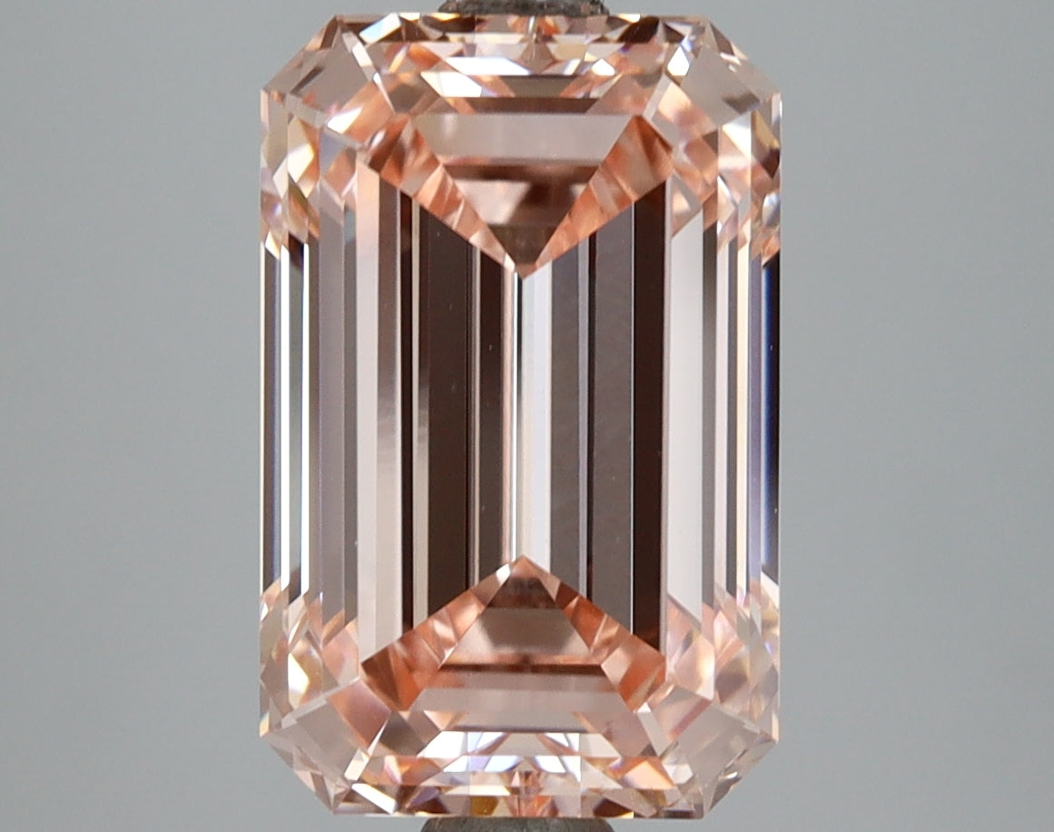 5.06 Carat Emerald Shaped, Ideal Cut, VVS2 Clarity, IGI Certified Lab Grown Diamond