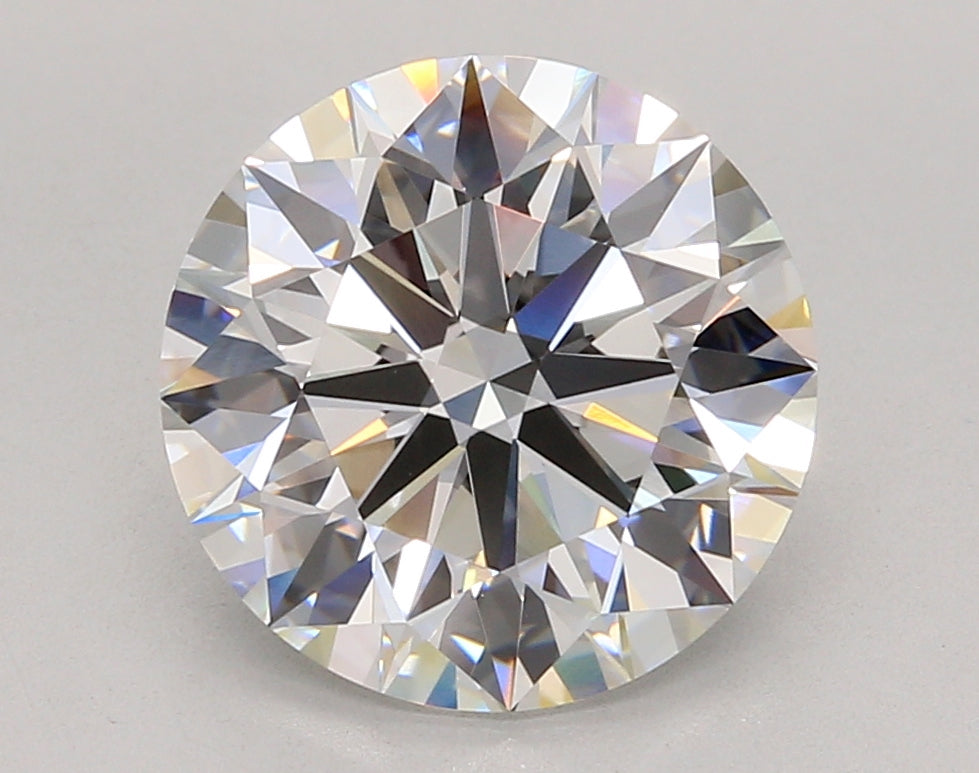 5.02 Carat Round Shaped, Ideal Cut, E Color, VVS2 Clarity, IGI Certified Lab Grown Diamond