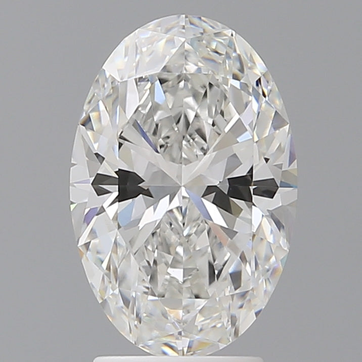 3.08 Carat Oval Shaped, Ideal Cut, F Color, VVS2 Clarity, IGI Certified Lab Grown Diamond