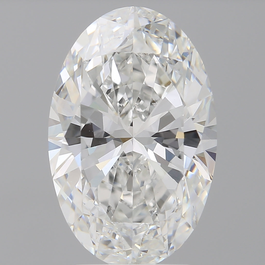 3.59 Carat Oval Shaped, Excellent Cut, E Color, VVS2 Clarity, IGI Certified Lab Grown Diamond