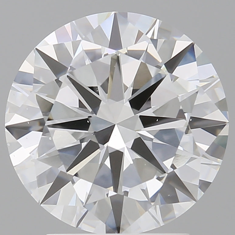 3.00 Carat Round Shaped, Very Good Cut, D Color, VS2 Clarity, IGI Certified Lab Grown Diamond