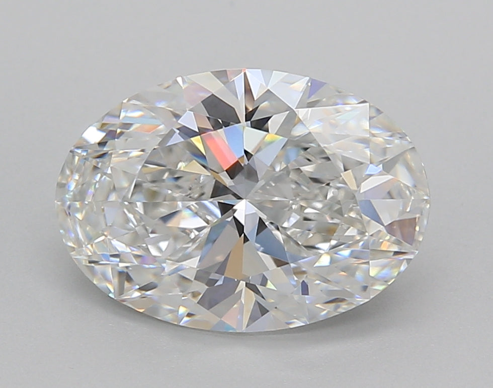 3.02 Carat Oval Shaped, Excellent Cut, E Color, VVS1 Clarity, IGI Certified Lab Grown Diamond