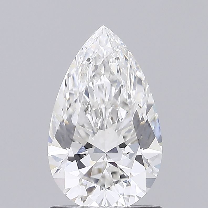 1.06 Carat Pear Shaped, Ideal Cut, E Color, VS1 Clarity, IGI Certified Lab Grown Diamond