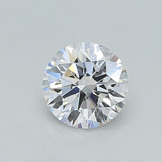 0.51 Carat Round Shaped, Ideal Cut, D Color, VVS2 Clarity, IGI Certified Lab Grown Diamond