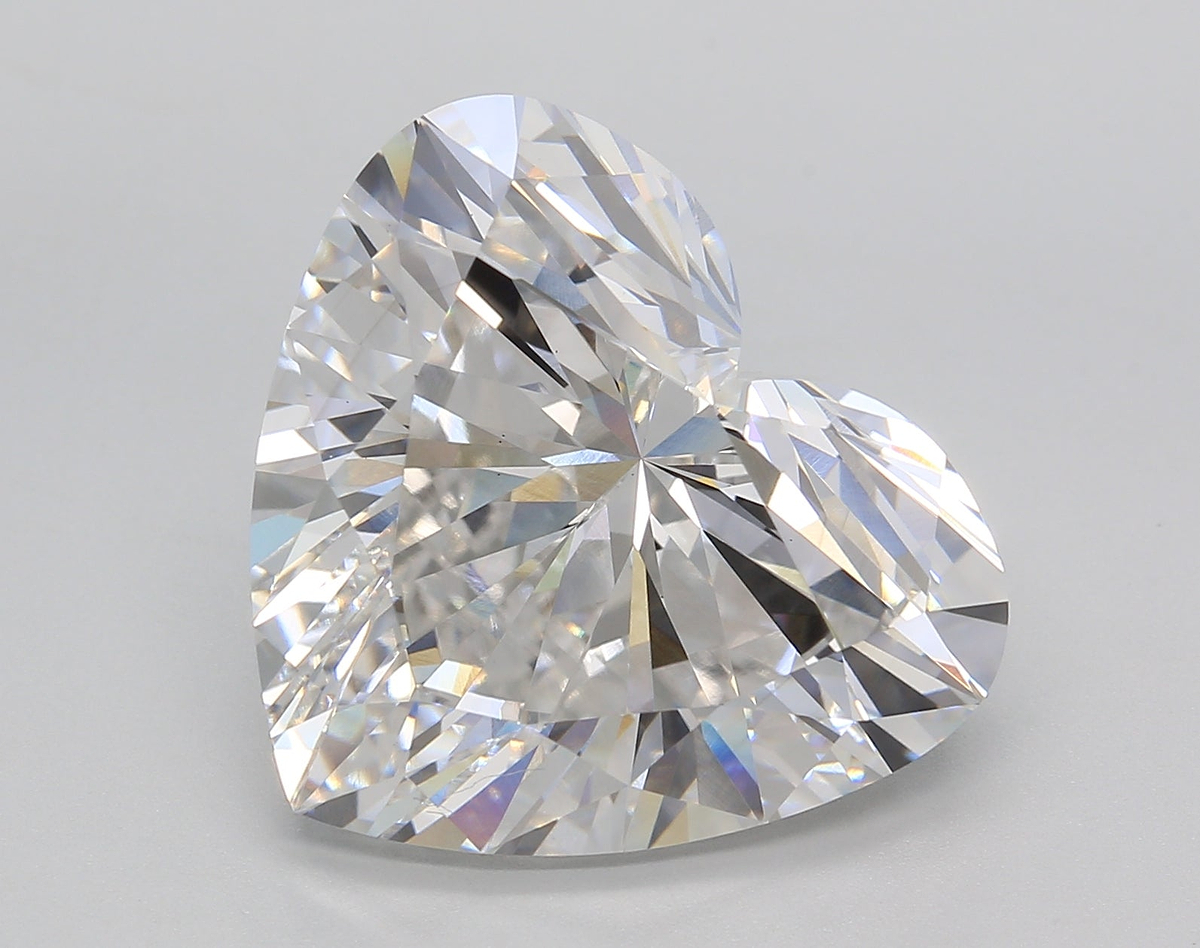 12.53 Carat Heart Shaped, Excellent Cut, E Color, VS1 Clarity, IGI Certified Lab Grown Diamond