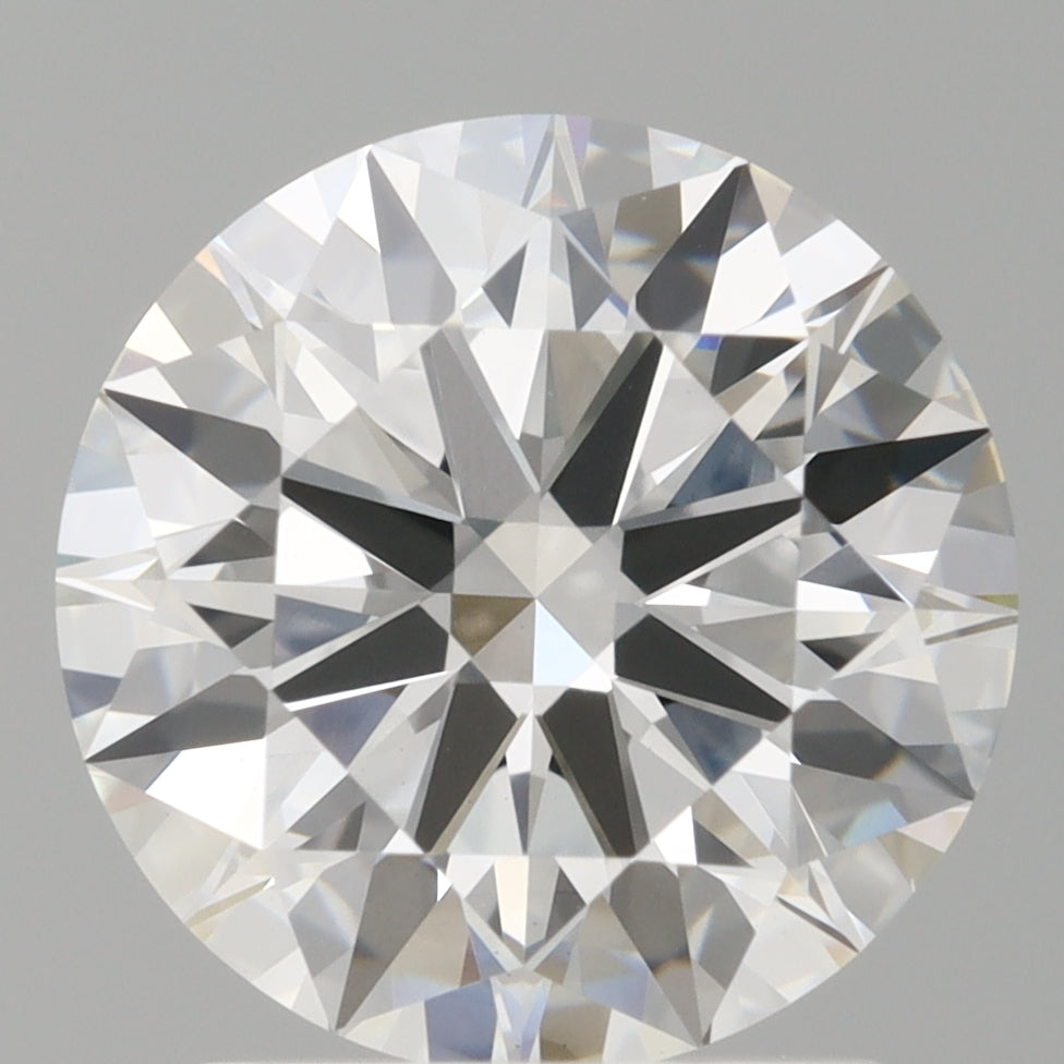 2.03 Carat Round Shaped, Ideal Cut, F Color, VVS2 Clarity, IGI Certified Lab Grown Diamond