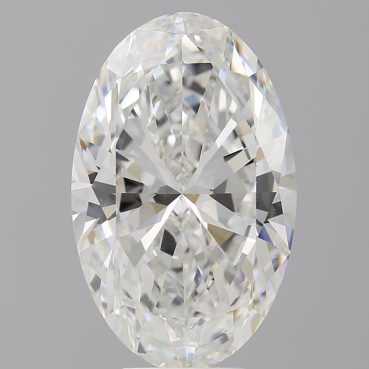 7.99 Carat Oval Shaped, Ideal Cut, F Color, VVS2 Clarity, IGI Certified Lab Grown Diamond