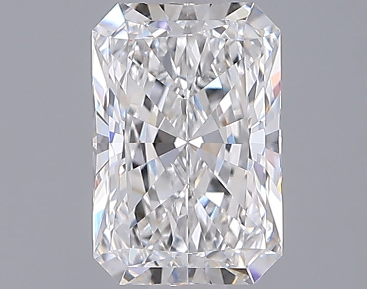1.35 Carat Radiant Shaped, Ideal Cut, E Color, VVS1 Clarity, IGI Certified Lab Grown Diamond