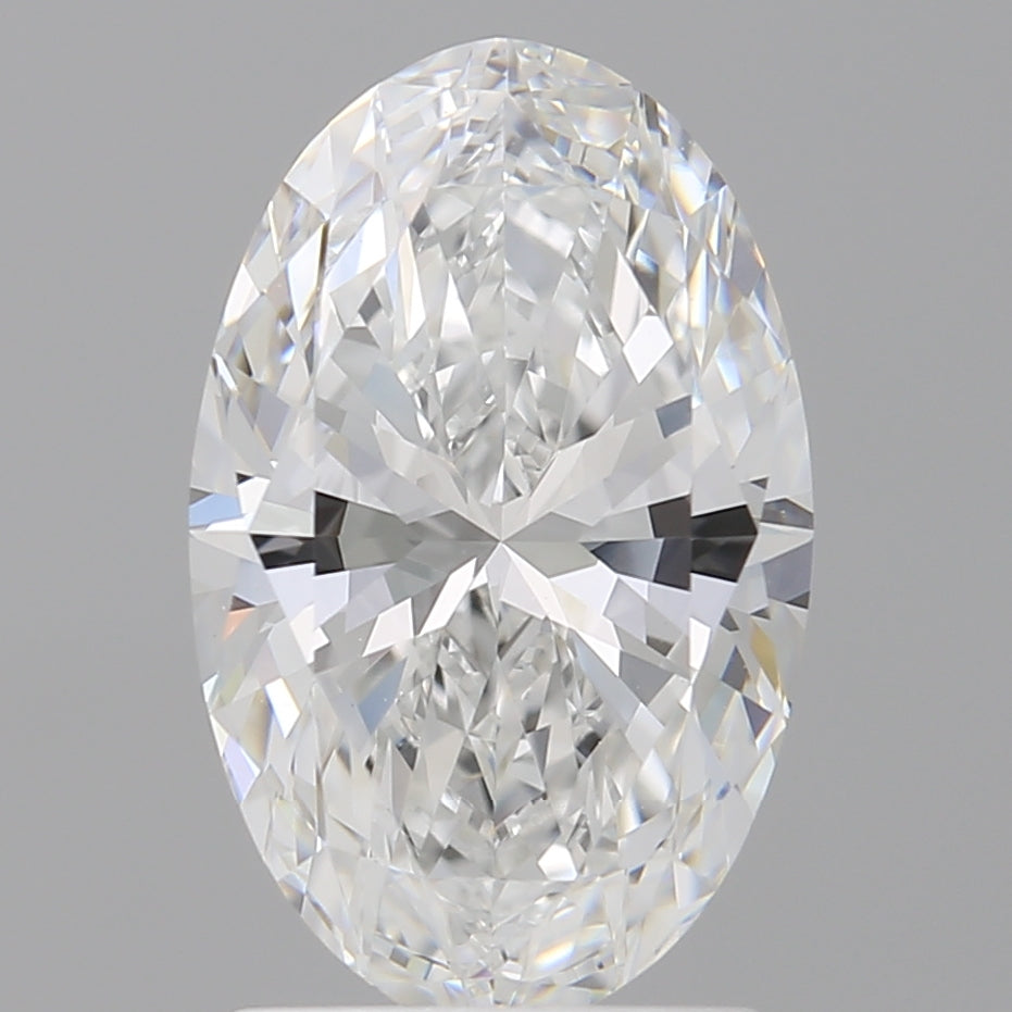 2.09 Carat Oval Shaped, Ideal Cut, E Color, VVS2 Clarity, IGI Certified Lab Grown Diamond