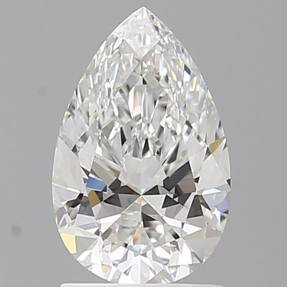 1.58 Carat Pear Shaped, Ideal Cut, E Color, VVS2 Clarity, IGI Certified Lab Grown Diamond