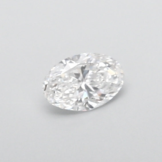 0.39 Carat Oval Shaped, Very Good Cut, D Color, VVS2 Clarity, IGI Certified Lab Grown Diamond