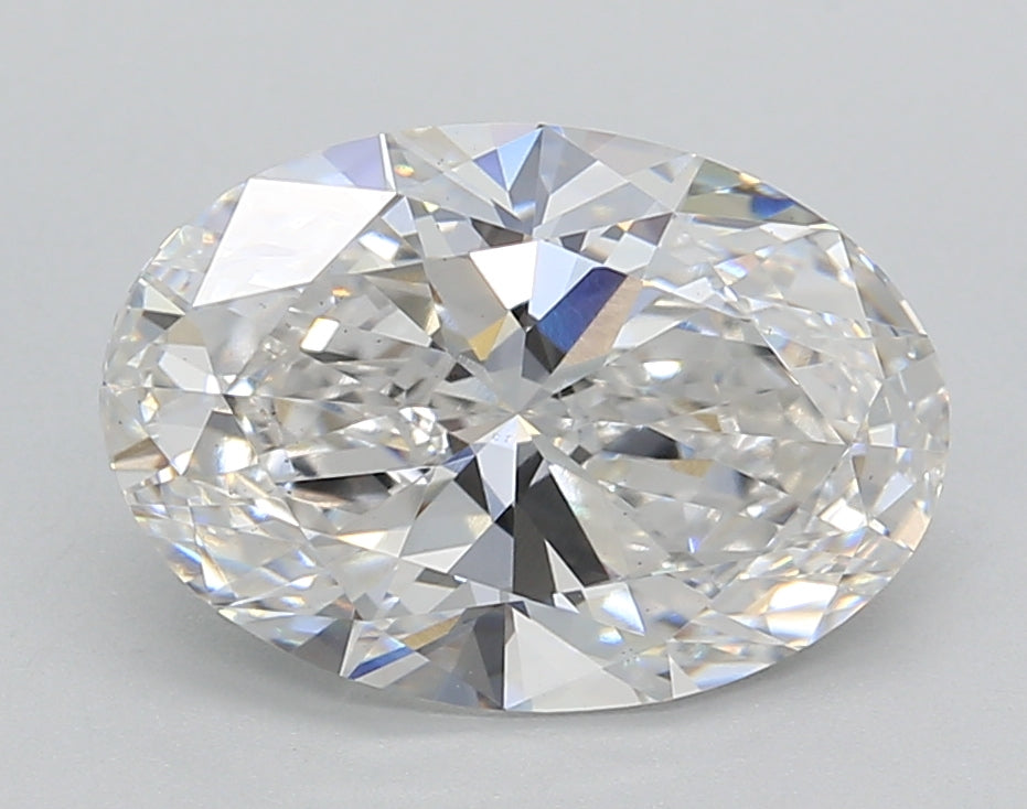 3.01 Carat Oval Shaped, Excellent Cut, E Color, VS1 Clarity, IGI Certified Lab Grown Diamond