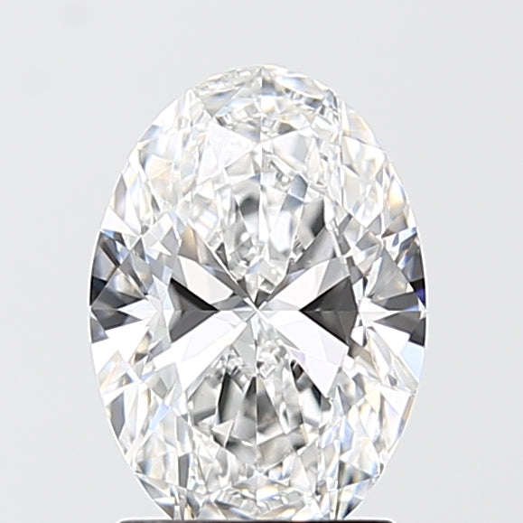 1.58 Carat Oval Shaped, Ideal Cut, D Color, VVS2 Clarity, IGI Certified Lab Grown Diamond