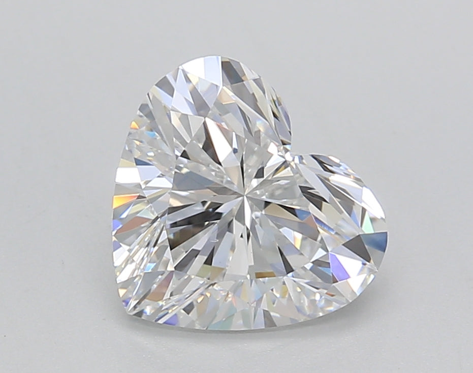 2.02 Carat Heart Shaped, Ideal Cut, E Color, VS1 Clarity, GIA Certified Lab Grown Diamond