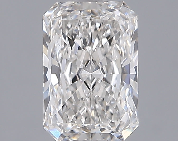 1.54 Carat Radiant Shaped, Ideal Cut, F Color, VVS1 Clarity, IGI Certified Lab Grown Diamond
