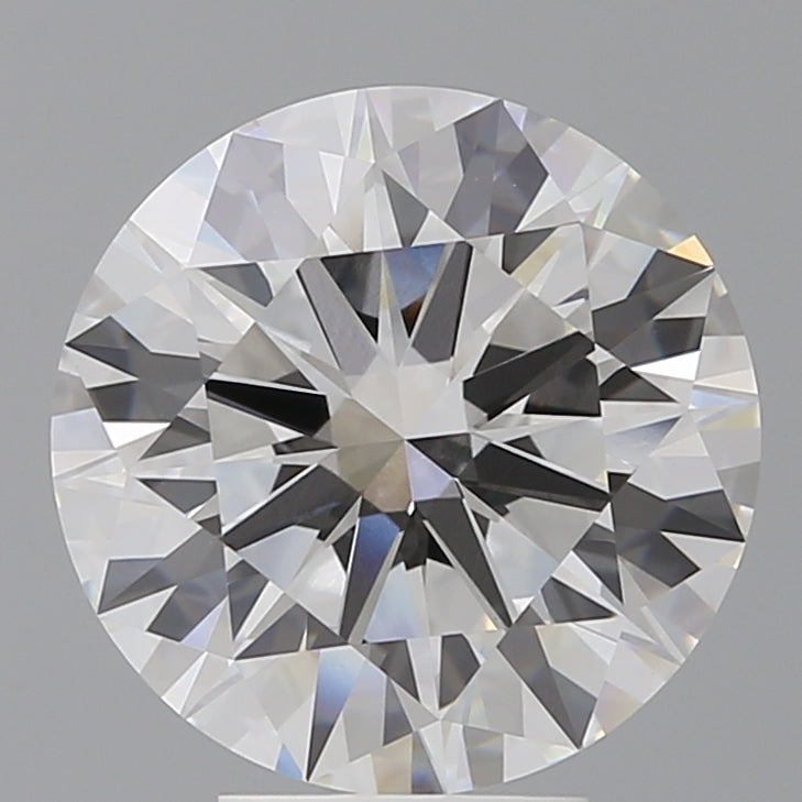 5.53 Carat Round Shaped, Ideal Cut, E Color, VVS2 Clarity, IGI Certified Lab Grown Diamond