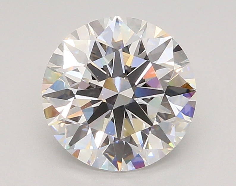 2.53 Carat Round Shaped, Ideal Cut, F Color, VVS2 Clarity, IGI Certified Lab Grown Diamond