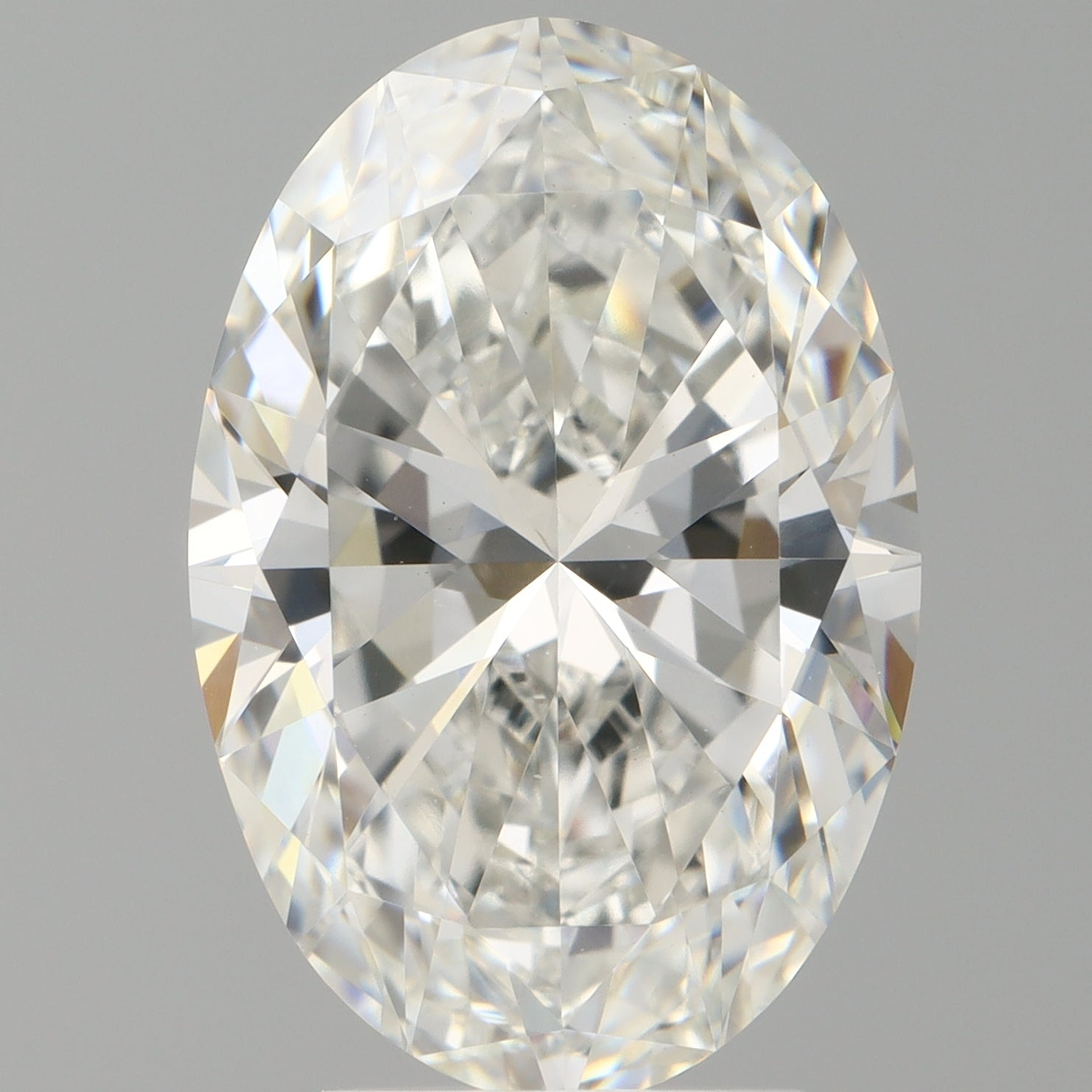 4.08 Carat Oval Shaped, Ideal Cut, F Color, VVS2 Clarity, IGI Certified Lab Grown Diamond