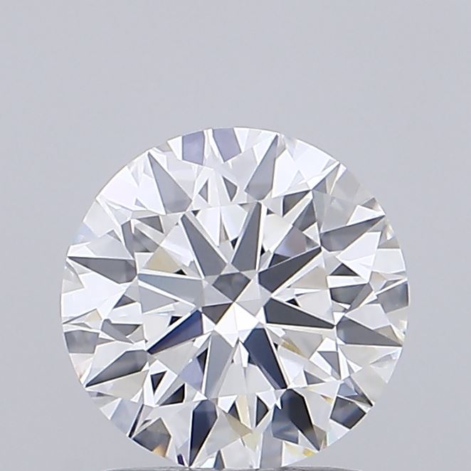 1.59 Carat Round Shaped, Ideal Cut, D Color, VVS2 Clarity, IGI Certified Lab Grown Diamond