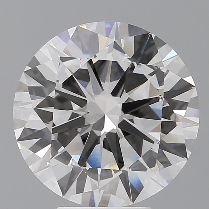 5.55 Carat Round Shaped, Excellent Cut, F Color, VVS2 Clarity, IGI Certified Lab Grown Diamond
