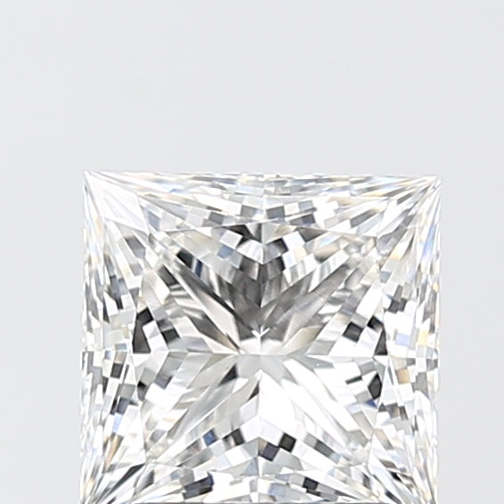 2.08 Carat Princess Shaped, Ideal Cut, F Color, VVS2 Clarity, IGI Certified Lab Grown Diamond