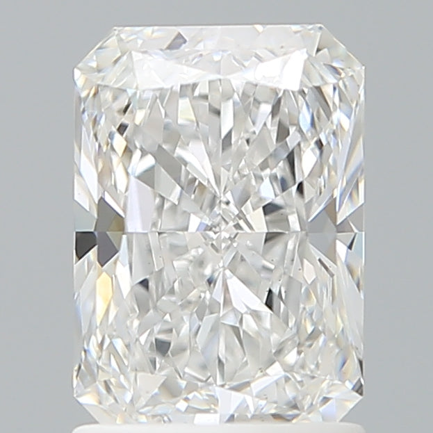 1.60 Carat Radiant Shaped, Ideal Cut, E Color, VS1 Clarity, IGI Certified Lab Grown Diamond