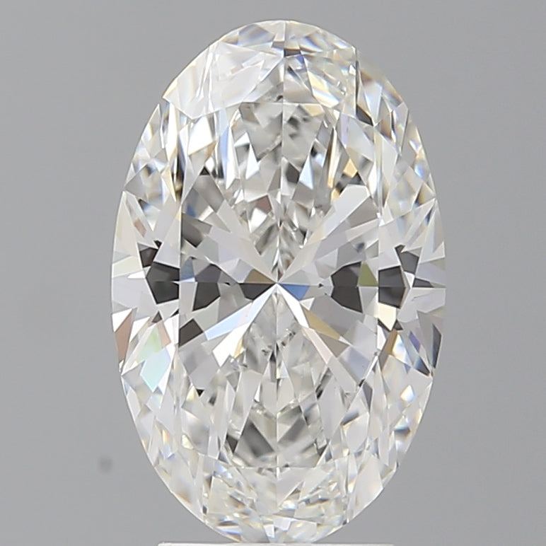 3.59 Carat Oval Shaped, Ideal Cut, F Color, VVS2 Clarity, IGI Certified Lab Grown Diamond