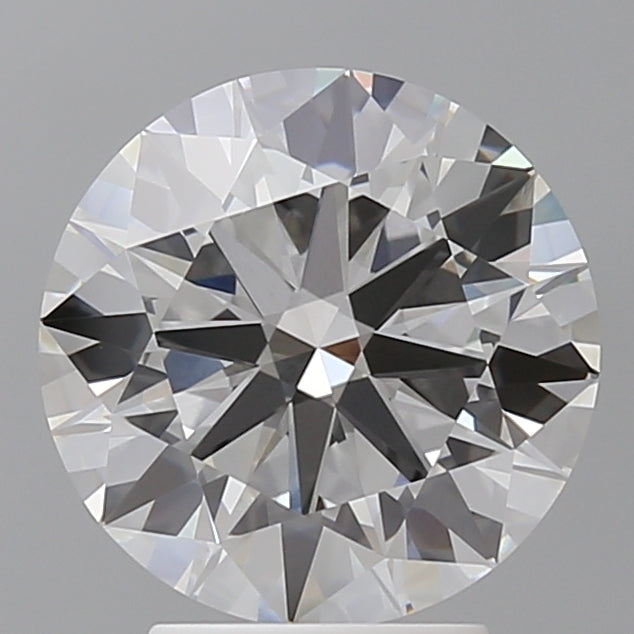 3.56 Carat Round Shaped, Ideal Cut, F Color, VVS2 Clarity, IGI Certified Lab Grown Diamond