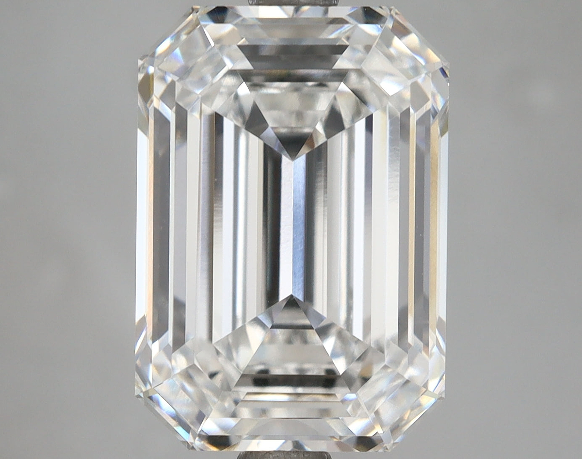 5.16 Carat Emerald Shaped, Ideal Cut, E Color, IF Clarity, IGI Certified Lab Grown Diamond