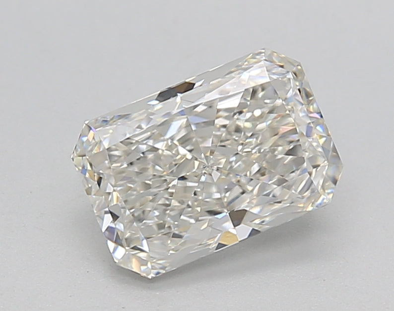 1.35 Carat Radiant Shaped, Ideal Cut, G Color, VVS2 Clarity, IGI Certified Lab Grown Diamond