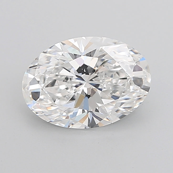 4.05 Carat Oval Shaped, Ideal Cut, E Color, VVS2 Clarity, IGI Certified Lab Grown Diamond