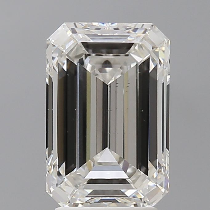 3.51 Carat Emerald Shaped, Ideal Cut, F Color, VS2 Clarity, IGI Certified Lab Grown Diamond
